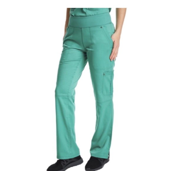 Healing Hands Purple Label Tori 5-Pocket Yoga Scrub Pants size XS ~ NWOT ~ - Picture 1 of 7